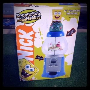 Spongebob Squarepants gumball machine New in Box